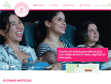 Tablet Screenshot of cinematerna.org.br